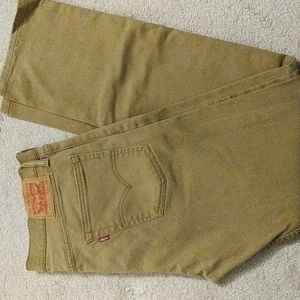 Levi's Kaki Jeans 513 34x32